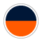 dark blue orange